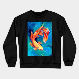 Betta fish, Siamese fighting fish Crewneck Sweatshirt